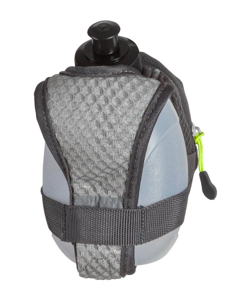 SLS3 Small Running Water Bottle Handheld - 10 oz With Adjustable Hand Strap, Zippered Pocket - Hydroquick II for Runners - Image 2